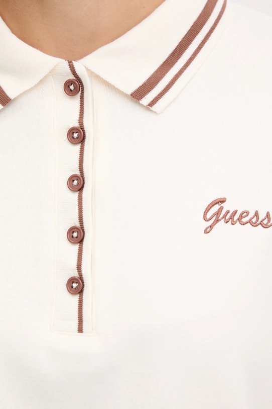 Guess polo FABIA V5BP00.K1891 beżowy