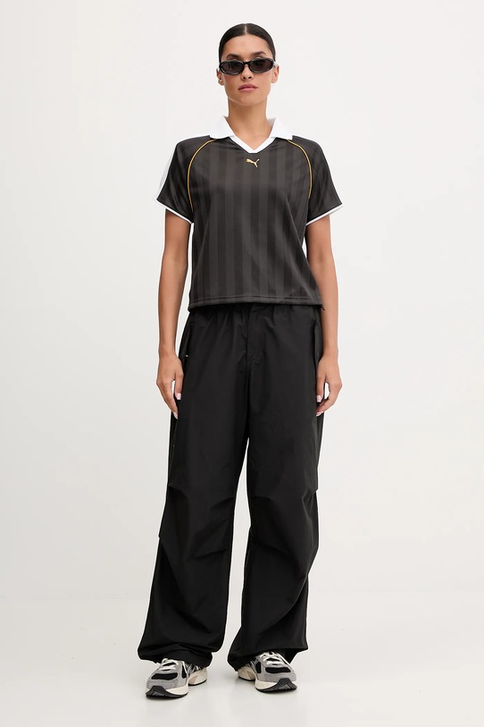Puma polo 632157 czarny AW25