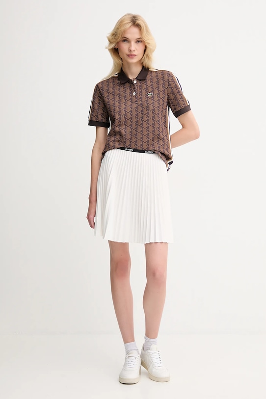 Polo majica Lacoste DF3364 smeđa AW25