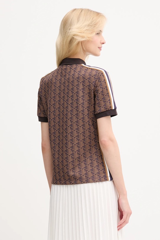 Odzież Lacoste polo DF3364 brązowy