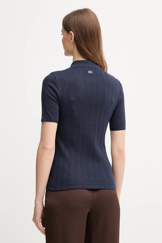 Odzież Lacoste polo bawełniane DF5296 granatowy