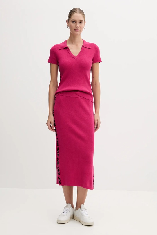 Dkny poló DJ4R0188 rózsaszín AW25