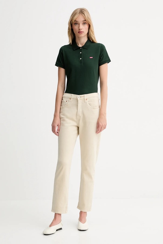 Levi's tricou polo 001F2.0008 verde AW25