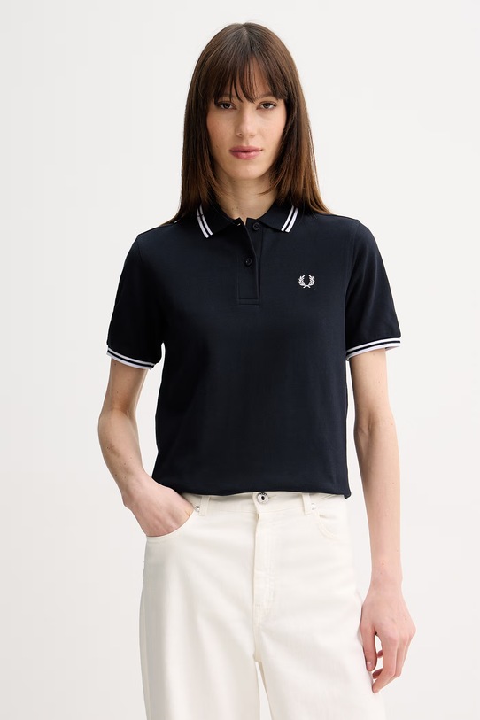Fred Perry polo bawełniane bawełna granatowy G3600