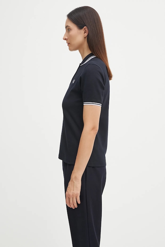 Pamučna polo majica Fred Perry G3600 mornarsko plava AW25