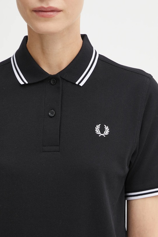 Fred Perry polo bawełniane czarny G3600