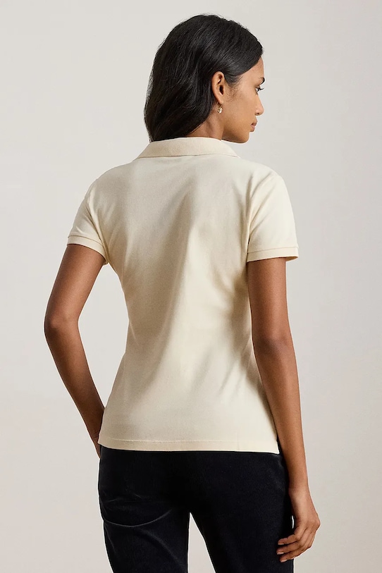 Lauren Ralph Lauren polo 200980213 beżowy AW25