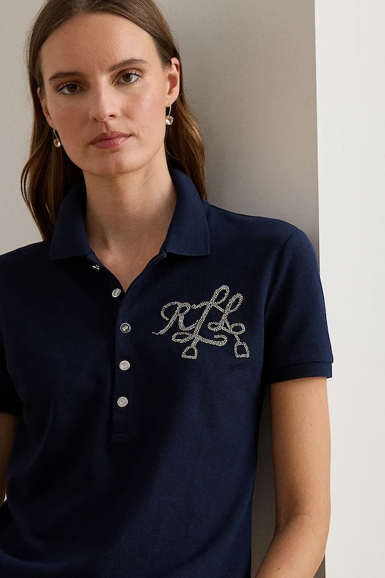 Lauren Ralph Lauren tricou polo bleumarin 200980213