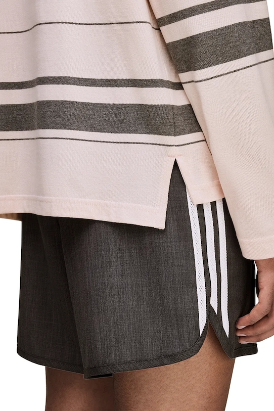 adidas Originals x Wales Bonner longsleeve bawełniany Polo KB2298 różowy