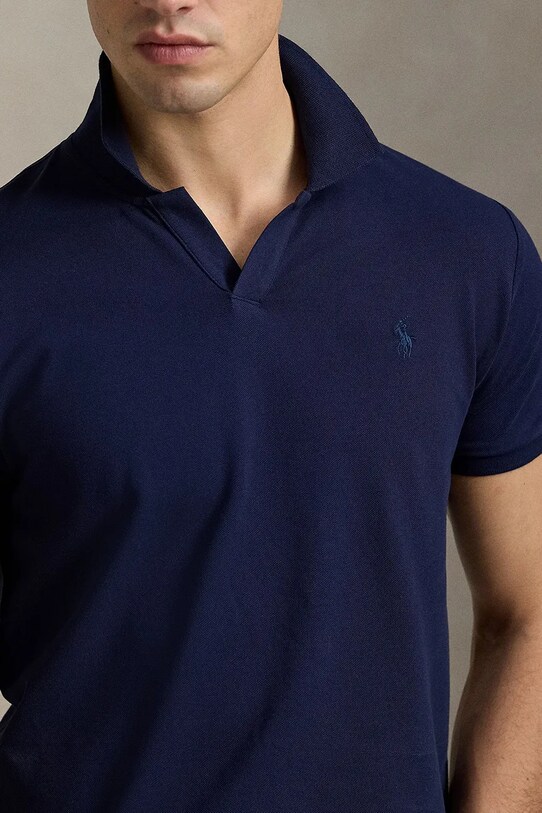 Bavlnené polo tričko Polo Ralph Lauren tmavomodrá 710968951