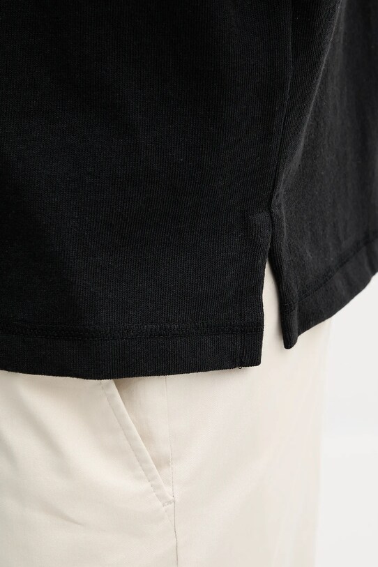 Бавовняне поло Polo Ralph Lauren 710972615 чорний