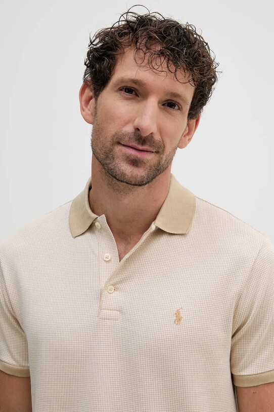 Polo Ralph Lauren polo in cotone beige 710974270