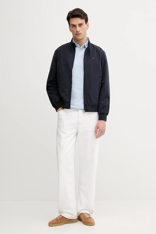 Tričko s dlhým rukávom Tommy Hilfiger MW0MW20183 modrá AW25