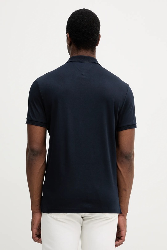 Oblečenie Bavlnené polo tričko Tommy Hilfiger MW0MW39552 tmavomodrá