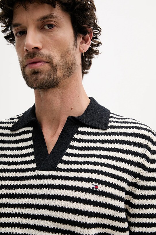 Tommy Hilfiger polo granatowy MW0MW39531