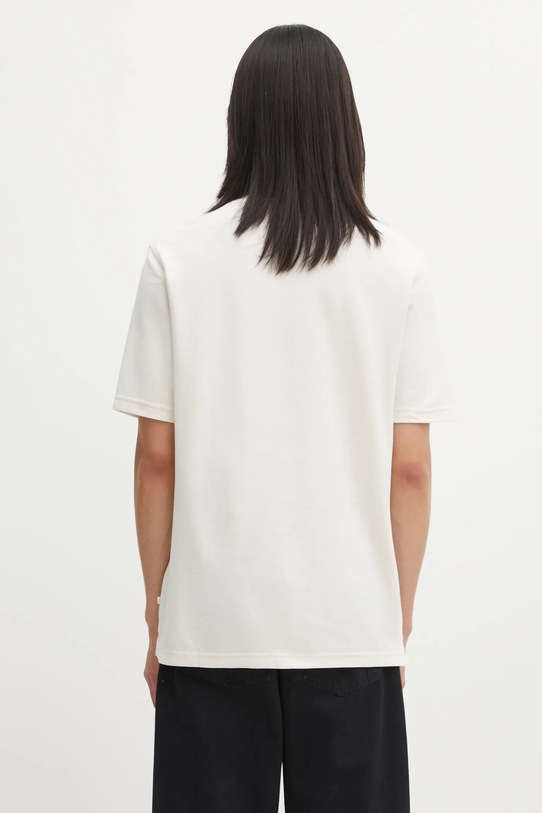 Odzież Samsoe Samsoe polo bawełniane SAMAC M25200033 beżowy