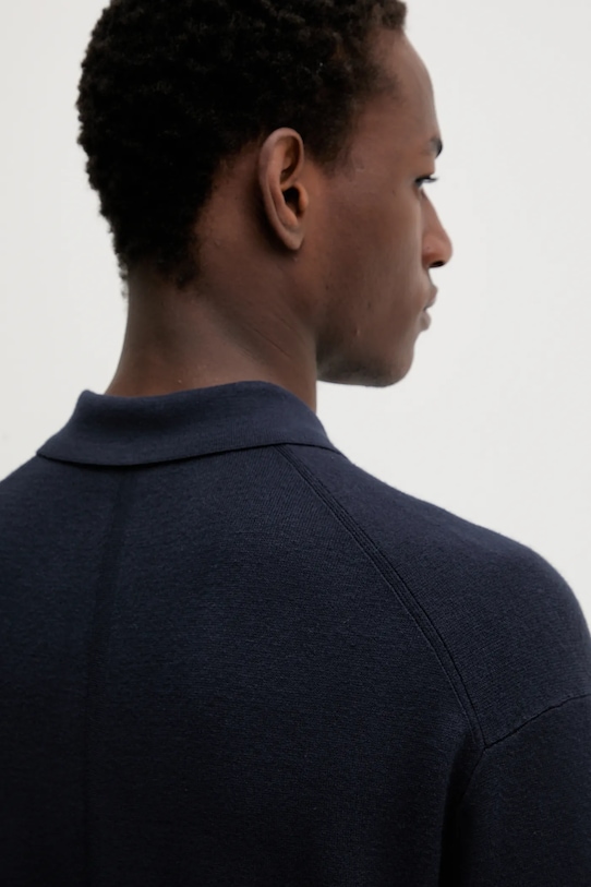Polo tričko Calvin Klein LV04LC331G tmavomodrá