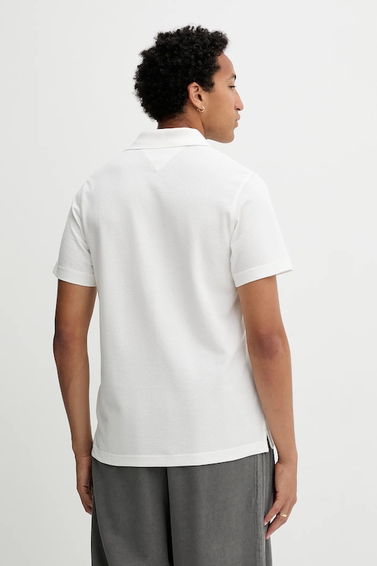 Oblečenie Polo tričko Tommy Jeans DM0DM21657 biela