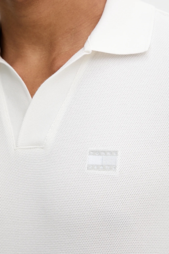 Polo tričko Tommy Jeans DM0DM21657 biela