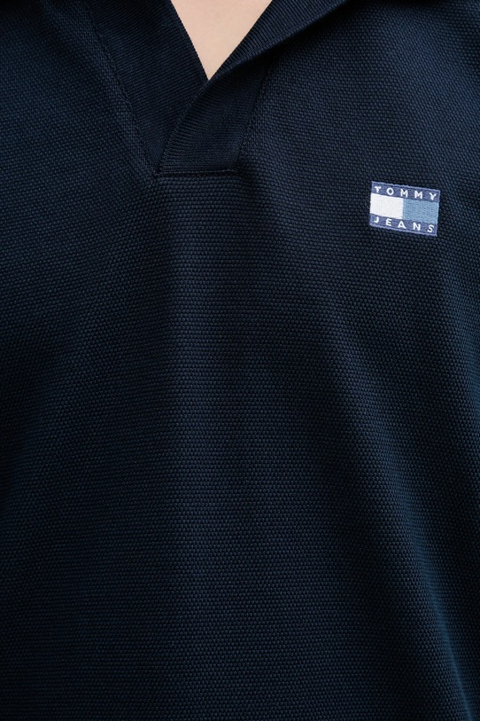 Tommy Jeans tricou polo DM0DM21657 bleumarin
