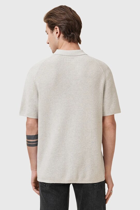 Одяг Поло з домішкою вовни AllSaints ASPEN M025KA бежевий