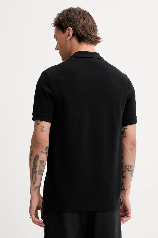 Îmbrăcăminte PS Paul Smith polo de bumbac M2R.183K.PZEBRA negru
