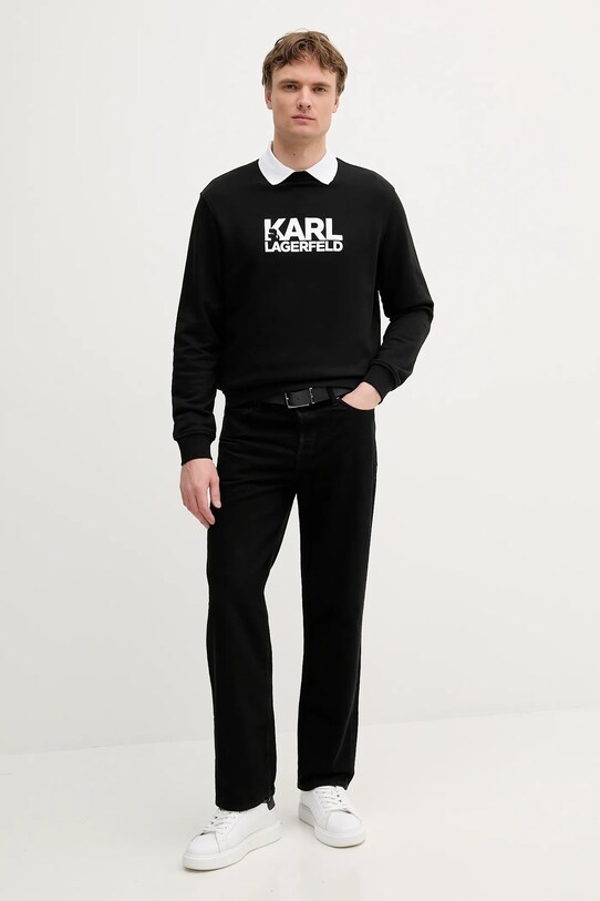 Karl Lagerfeld tricou polo 553235.745088 alb AW25