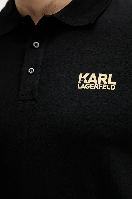 Karl Lagerfeld tricou polo 553235.745088 negru