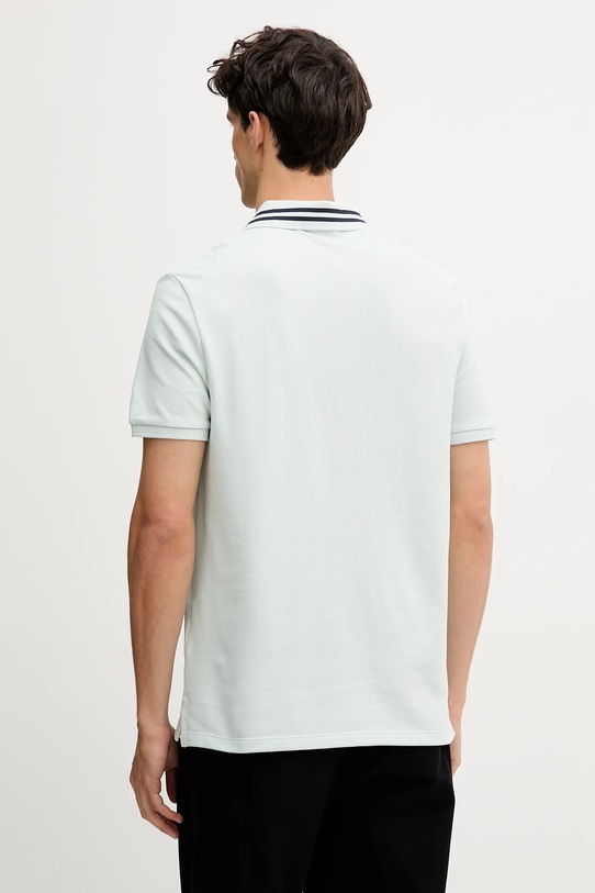 Дрехи Памучна тениска с яка Calvin Klein Jeans LV04RC276G син