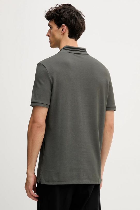 Odzież Calvin Klein Jeans polo bawełniane LV04RC276G zielony