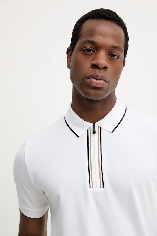 BOSS Green polo biały 50544450