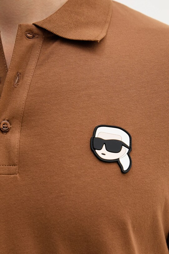Karl Lagerfeld polo de bumbac 553224.745710 maro