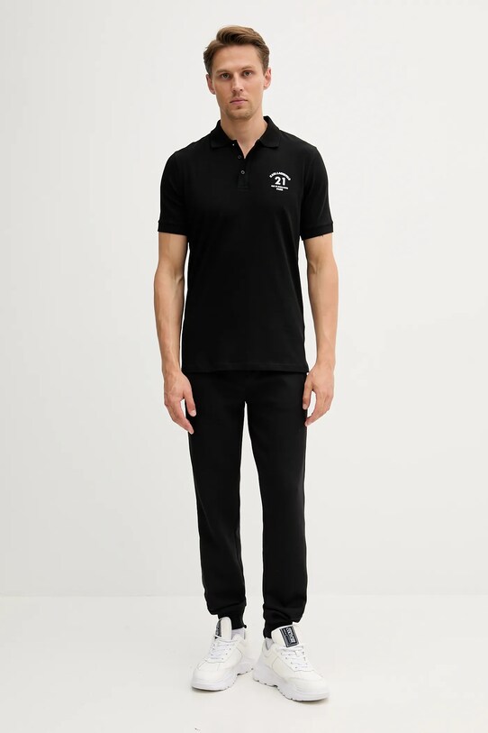 Πόλο Karl Lagerfeld 553235.745017 μαύρο AW25