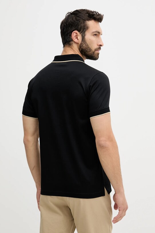 Odzież Karl Lagerfeld polo bawełniane 553200.745080 czarny
