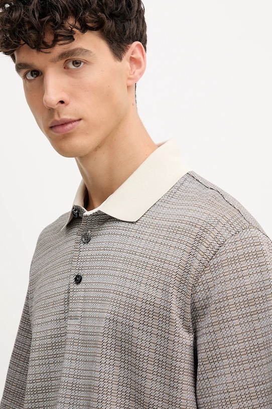 Bavlnené polo tričko BOSS béžová 50543402