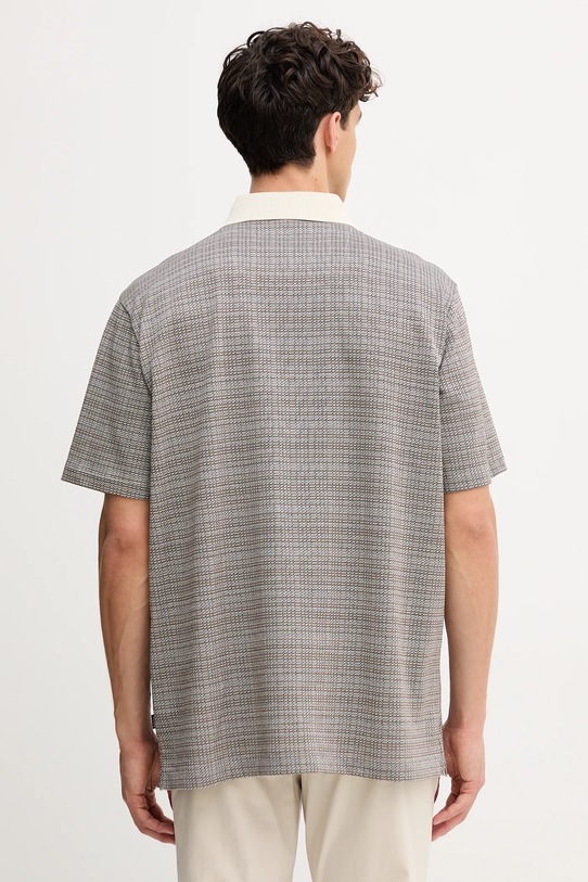 Odzież BOSS polo bawełniane 50543402 szary