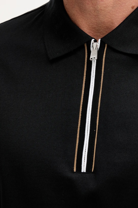 BOSS polo de bumbac 50543880 negru