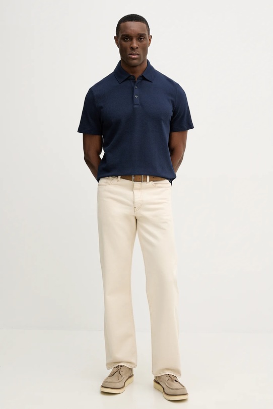 Michael Kors polo CT552LFHSA granatowy SS26