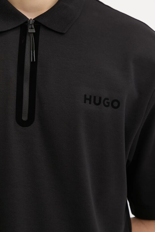 HUGO tricou polo 50542313 negru