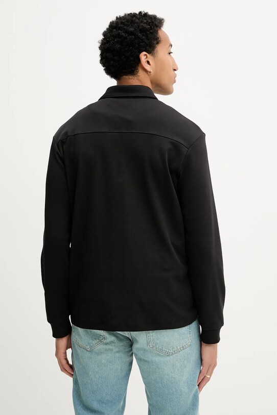 Odzież HUGO longsleeve bawełniany 50542578 czarny