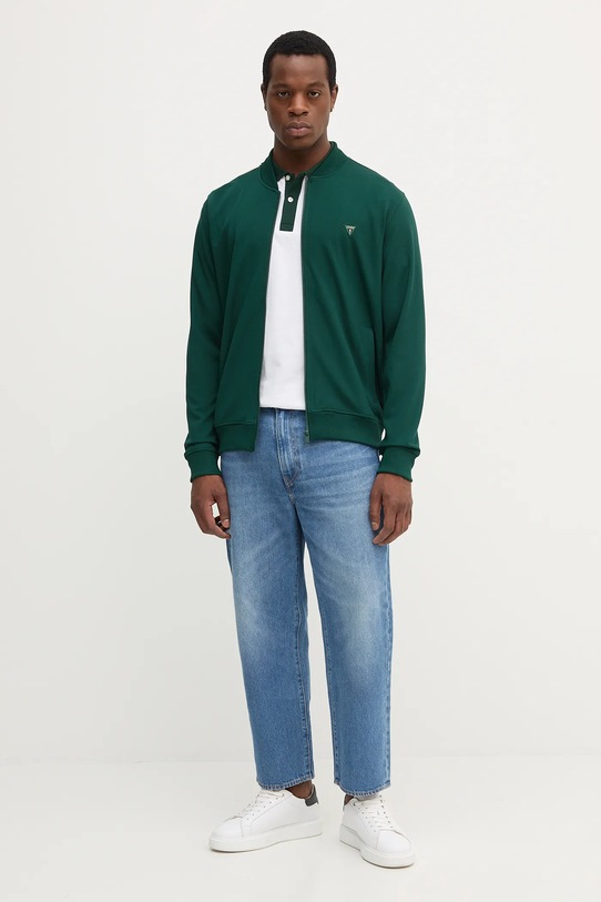 Guess polo de bumbac M5YP03.KCJV1 alb AW25