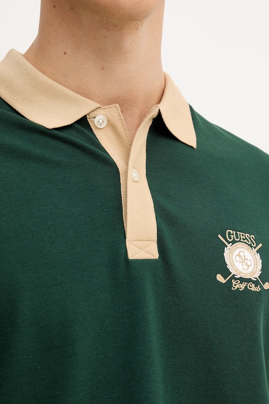 Guess polo de bumbac M5YP03.KCJV1 verde