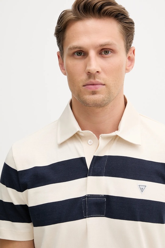Guess polo de bumbac MARINA bej M5YP25.K0241