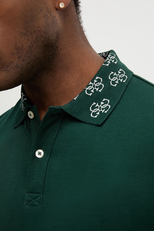 Guess polo de bumbac M5YP34.KCJV1 verde