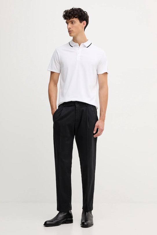 Guess tricou polo PAUL M5YP42.KARS2 alb AW25