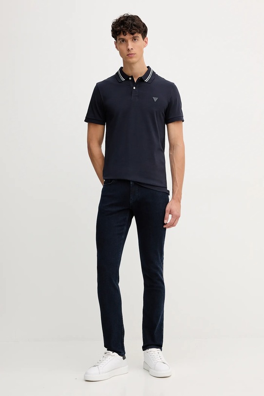 Polo tričko Guess NOLAN M5YP66.J1314 námořnická modř AW25