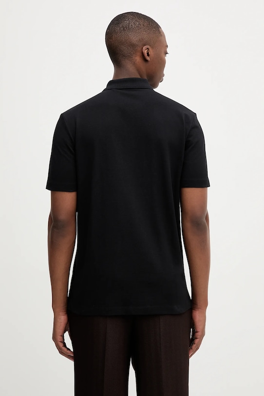 Одяг Бавовняне поло HUGO 50542830 чорний
