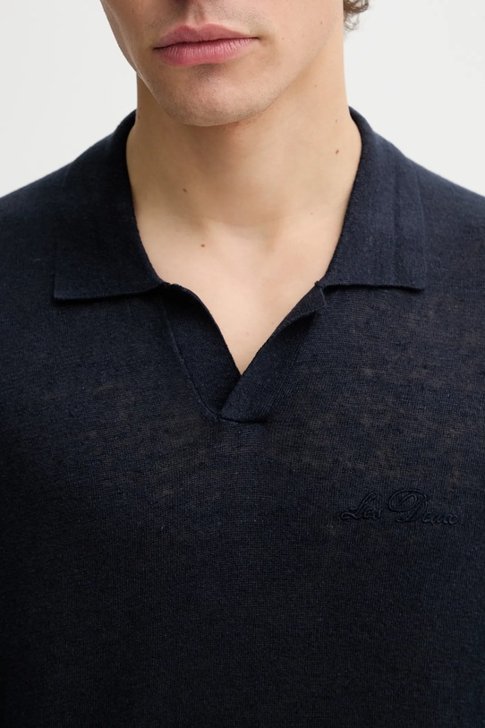 Les Deux polo din in Emmanuel 1000033 bleumarin