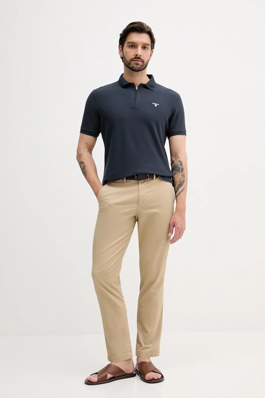 Barbour polo de bumbac WADWORTH MML1398 bleumarin AW25