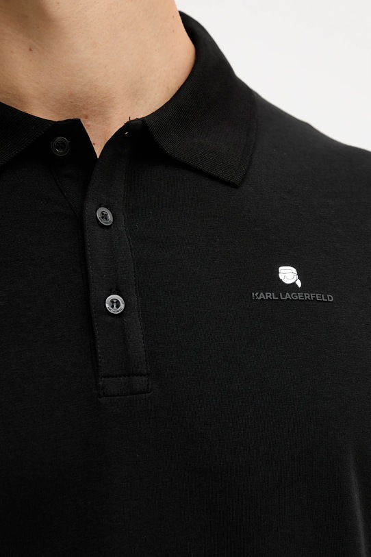 Karl Lagerfeld tricou polo 554235.745022 negru